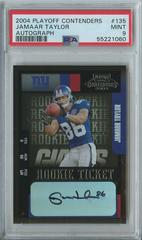 Jamaar Taylor [Prev. Ticket Auto. Emerald] #135 Football Cards 2004 Playoff Contenders Prices