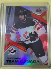 Shane Wright #CA-18 Hockey Cards 2022 Upper Deck Team Canada Juniors Acetates Prices