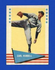 Carl Hubbell #45 Baseball Cards 1961 Fleer Prices