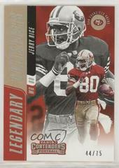 Jerry Rice [Silver] Football Cards 2018 Panini Contenders Legendary Prices