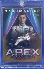Mick Schumacher [Gold] #AP-MS Racing Cards 2021 Topps Formula 1 Apex Predators Prices