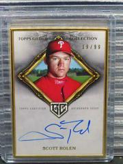 Scott Rolen Baseball Cards 2023 Topps Gilded Collection Gold Framed Hall of Famers Autographs Prices