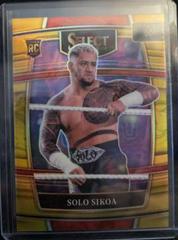 Solo Sikoa [Gold Prizm] Wrestling Cards 2022 Panini Select WWE Prices