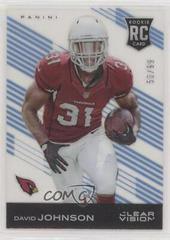 David Johnson [Blue] Football Cards 2015 Panini Clear Vision Prices