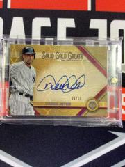 Derek Jeter Baseball Cards 2022 Topps Tribute Solid Gold Greats Autographs Prices