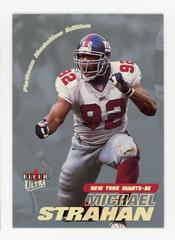 Michael Strahan [Platinum Medallion] #68P Football Cards 2001 Ultra Prices