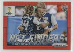 Landon Donovan [Red Prizm] Soccer Cards 2014 Panini Prizm World Cup Net Finders Prices