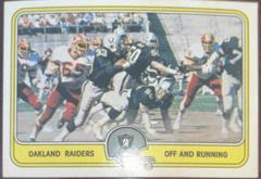 Oakland Raiders [Off and Running] #39 Football Cards 1981 Fleer Team Action Prices