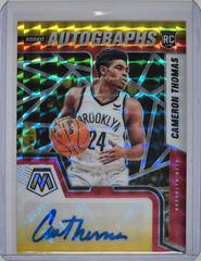Cameron Thomas [Choice Red Yellow] #RAM-CMT Basketball Cards 2021 Panini Mosaic Rookie Autographs Prices