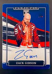 Zack Gibson [Blue] Wrestling Cards 2022 Panini Impeccable WWE Stainless Stars Autographs Prices