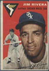 Jim Rivera [Gray Back] #34 Baseball Cards 1954 Topps Prices