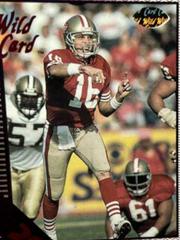 Joe Montana [20 Stripe] #1 Football Cards 1992 Wild Card Field Force Prices