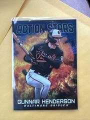 Gunnar Henderson [Black] #AS-2 Baseball Cards 2023 Topps Update Action Stars Prices