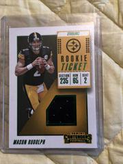 Mason Rudolph Football Cards 2018 Panini Contenders Rookie Ticket Swatches Prices