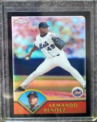 Armando Benitez [Refractor] #285 Baseball Cards 2003 Topps Chrome Prices