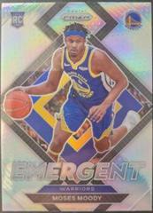 Moses Moody [Silver Prizm] #16 Basketball Cards 2021 Panini Prizm Emergent Prices