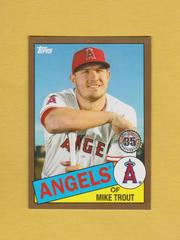 Mike Trout [Gold] #85-1 Baseball Cards 2020 Topps 1985 35th Anniversary Prices