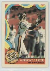 Anthony Carter Football Cards 1989 Topps 1000 Yard Club Prices