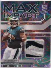 Jalen Hurts [Psychedelic] #MI-JHU Football Cards 2022 Panini Spectra Max Impact Prices