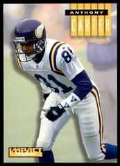 Anthony Carter #155 Football Cards 1994 Skybox Impact Prices