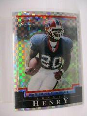 Travis Henry [Xfractor] #4 Football Cards 2004 Bowman Chrome Prices