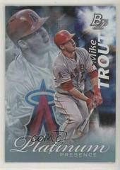 Mike Trout #PP-MT Baseball Cards 2017 Bowman Platinum Presence Prices