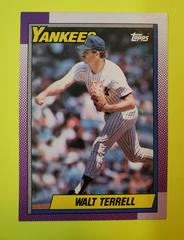 Walt Terrell #611 Tiffany Baseball Cards 1990 Topps Tiffany Prices