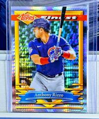 Anthony Rizzo [Prism Refractor] #5 Baseball Cards 2021 Topps Finest Flashbacks Prices