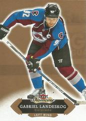 Gabriel Landeskog #26 Hockey Cards 2016 Fleer Showcase Prices