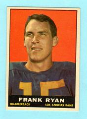 Frank Ryan Football Cards 1961 Topps Prices