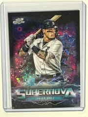 Javier Baez [Black Eclipse] Baseball Cards 2022 Topps Cosmic Chrome Supernova Prices