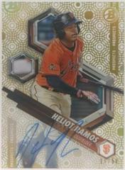 Heliot Ramos [Autograph Gold Rainbow] Baseball Cards 2018 Bowman High Tek Prices