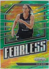 Sue Bird [Green Pulsar] #10 Basketball Cards 2023 Panini Prizm WNBA Fearless Prices