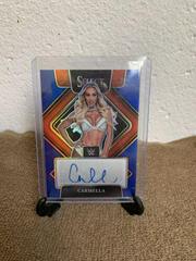 Carmella [Blue Prizm] Wrestling Cards 2022 Panini Select WWE Signatures Prices