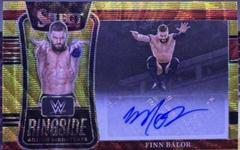 Finn Balor [Gold Wave Prizm] Wrestling Cards 2022 Panini Select WWE Ringside Action Signatures Prices