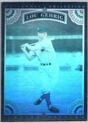 Lou Gehrig Baseball Cards 1992 Whitehall Legends to Life Prices