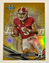 Bryce Young [Gold] #100 Football Cards 2022 Bowman's Best University Prices