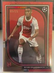 Ryan Gravenberch [Ruby] #16 Soccer Cards 2021 Topps Museum Collection UEFA Champions League Prices