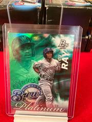 Corey Ray [Green] #PP-CR Baseball Cards 2017 Bowman Platinum Presence Prices