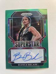 Bianca Belair [Green Prizm] #SA-BBL Wrestling Cards 2022 Panini Prizm WWE Superstar Autographs Prices
