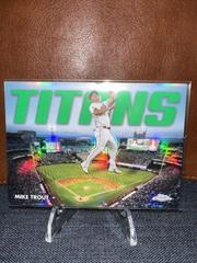 Mike Trout [Green] #CT-3 Baseball Cards 2023 Topps Chrome Titans Prices