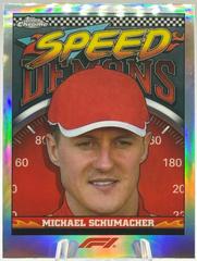 Michael Schumacher #SD-MS Racing Cards 2023 Topps Chrome Formula 1 Speed Demons Prices