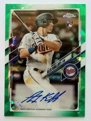 Alex Kirilloff [Green] Baseball Cards 2021 Topps Chrome Update Sapphire Rookie Autographs Prices