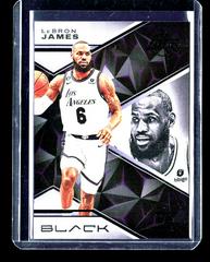 LeBron James Basketball Cards 2022 Panini Black Prices