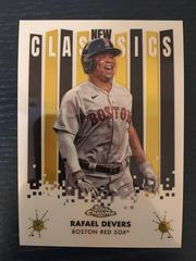 Rafael Devers [Gold] Baseball Cards 2022 Topps Chrome New Classics Prices