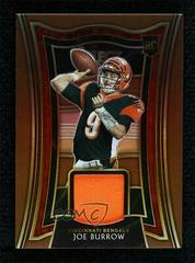 Joe Burrow [Copper Prizm] Football Cards 2020 Panini Select Rookie Swatches Prices