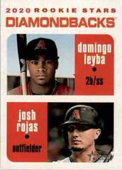 Domingo Leyba, Josh Rojas [White Border] #111 Baseball Cards 2020 Topps Heritage Prices