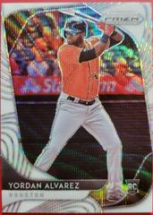 Yordan Alvarez [White Wave Prizm] #181 Baseball Cards 2020 Panini Prizm Prices