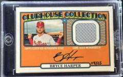 Bryce Harper #CCAR-BH Baseball Cards 2021 Topps Heritage Clubhouse Collection Autograph Relics Prices