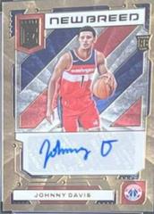 Johnny Davis [Gold] #NB-JDV Basketball Cards 2022 Panini Donruss Elite New Breed Autographs Prices